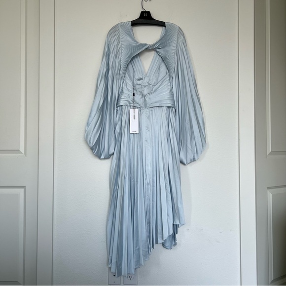 Acler Palms Dress in Sky Blue - Picture 10 of 16